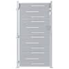 vidaXL Aia aed lukuga H&otilde;bedane 85 x 196 cm Roostevaba teras