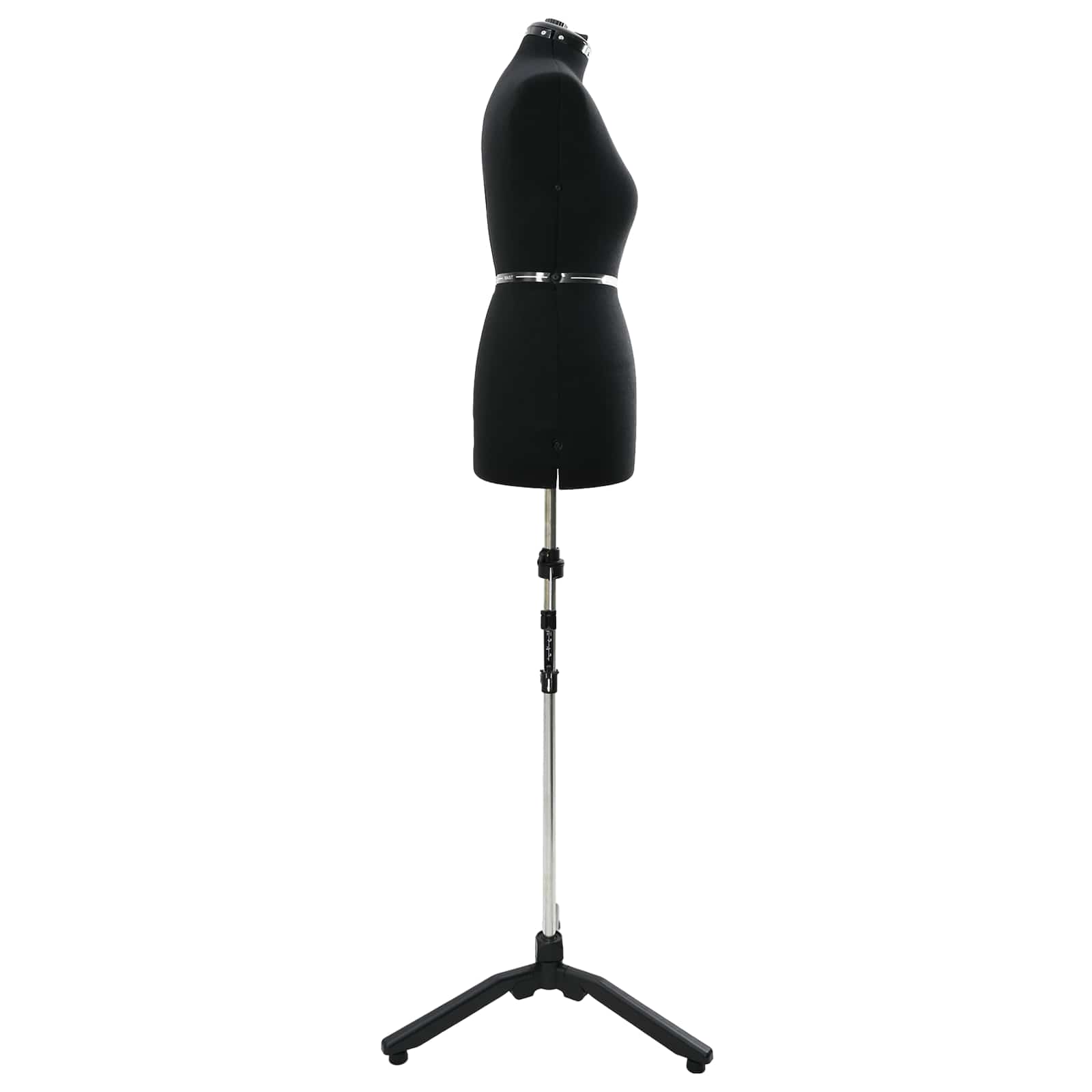 Prilagodljiv obrazec obleke za ženske Črna m Žamet - slika 4