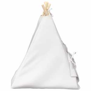 Pet teepee s polštářem Bílá 50 x 50 x 60 cm Polyester - obrázek 6