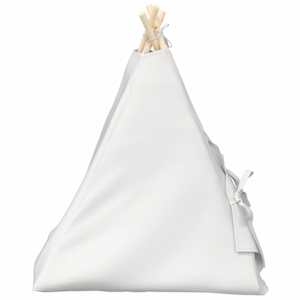 Pet teepee s polštářem Bílá 60 x 60 x 70 cm Polyester - obrázek 6