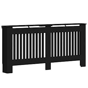 vidaXL Radiaatori kate Must tamm 172 x 19 x 81,5 cm Tehispuit