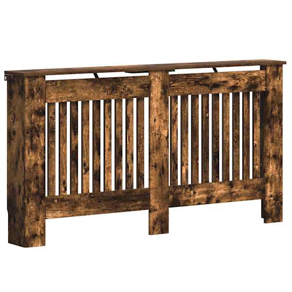 vidaXL Radiaatori kate Suitsutatud tamm 152 x 19 x 81,5 cm Tehispuit