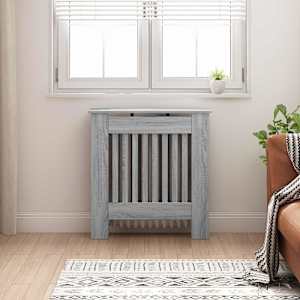 Pokrov radiatorja Siva Sonoma 78 x 19 x 81,5 cm Konstruiran les