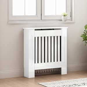 Kryt radiátoru Bílá s vysokým leskem 78 x 19 x 81,5 cm - obrázek 3