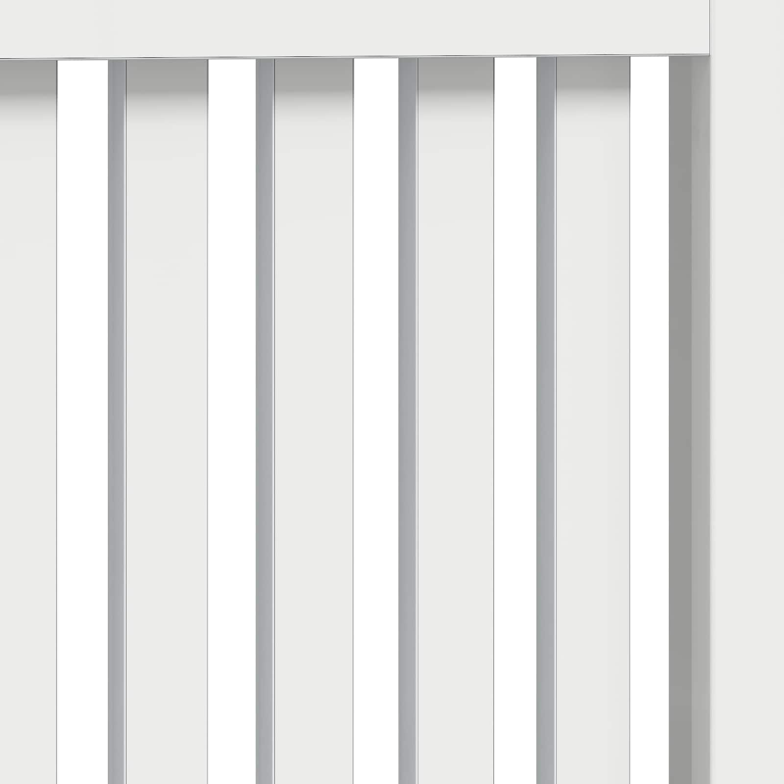Pokrov radiatorja Bela visok sijaj 112 x 19 x 81,5 cm - slika 7