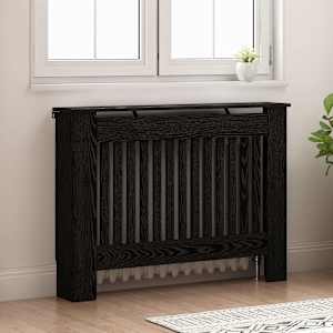 Kryt radiátoru Černý dub 112 x 19 x 81,5 cm Kompozitní dřevo - obrázek 3