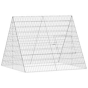 vidaXL K&uuml;&uuml;liku Aedik H&otilde;bedane 110 x 100 x 85 cm Tsingitud teras