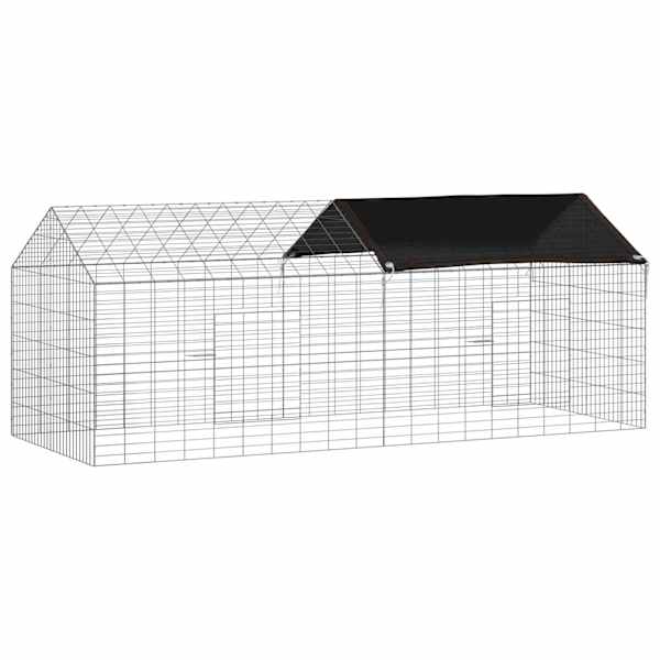 vidaXL K&uuml;&uuml;liku Aedik H&otilde;bedane 200 x 78 x 78 cm Tsinkteras