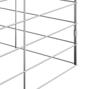 Klec pro králíky Stříbrná 400 x 100 x 210 cm Pozinkovaná ocel - obrázek 10