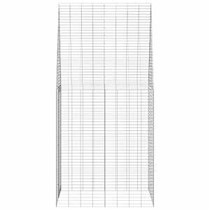 Klec pro králíky Stříbrná 400 x 100 x 210 cm Pozinkovaná ocel - obrázek 7