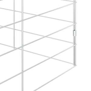 Klec pro králíky Stříbrná 400 x 100 x 210 cm Pozinkovaná ocel - obrázek 10
