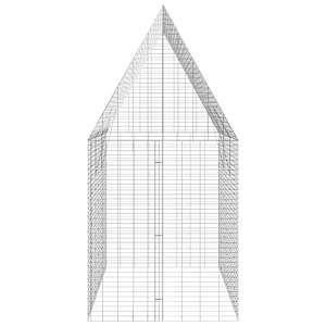 Klec pro králíky Stříbrná 300 x 100 x 210 cm Pozinkovaná ocel - obrázek 8