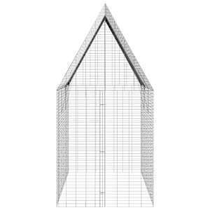 Klec pro králíky Stříbrná 300 x 100 x 210 cm Pozinkovaná ocel - obrázek 9