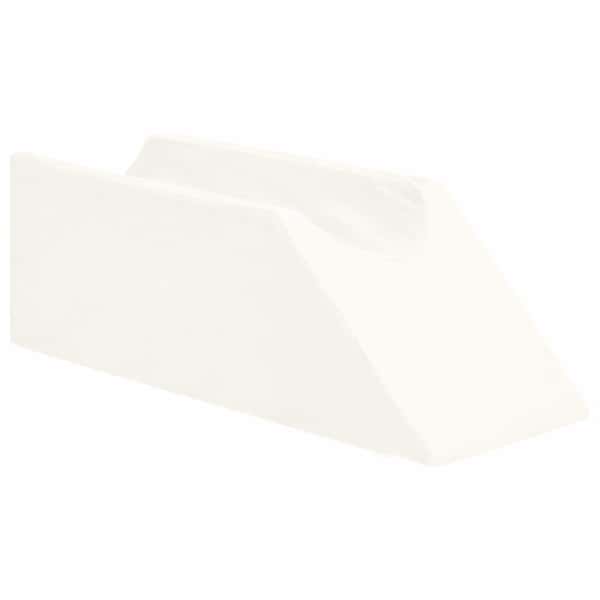 vidaXL Jalapadi 68 x 25 x 21,5 cm K&otilde;va PU Vaht Valge