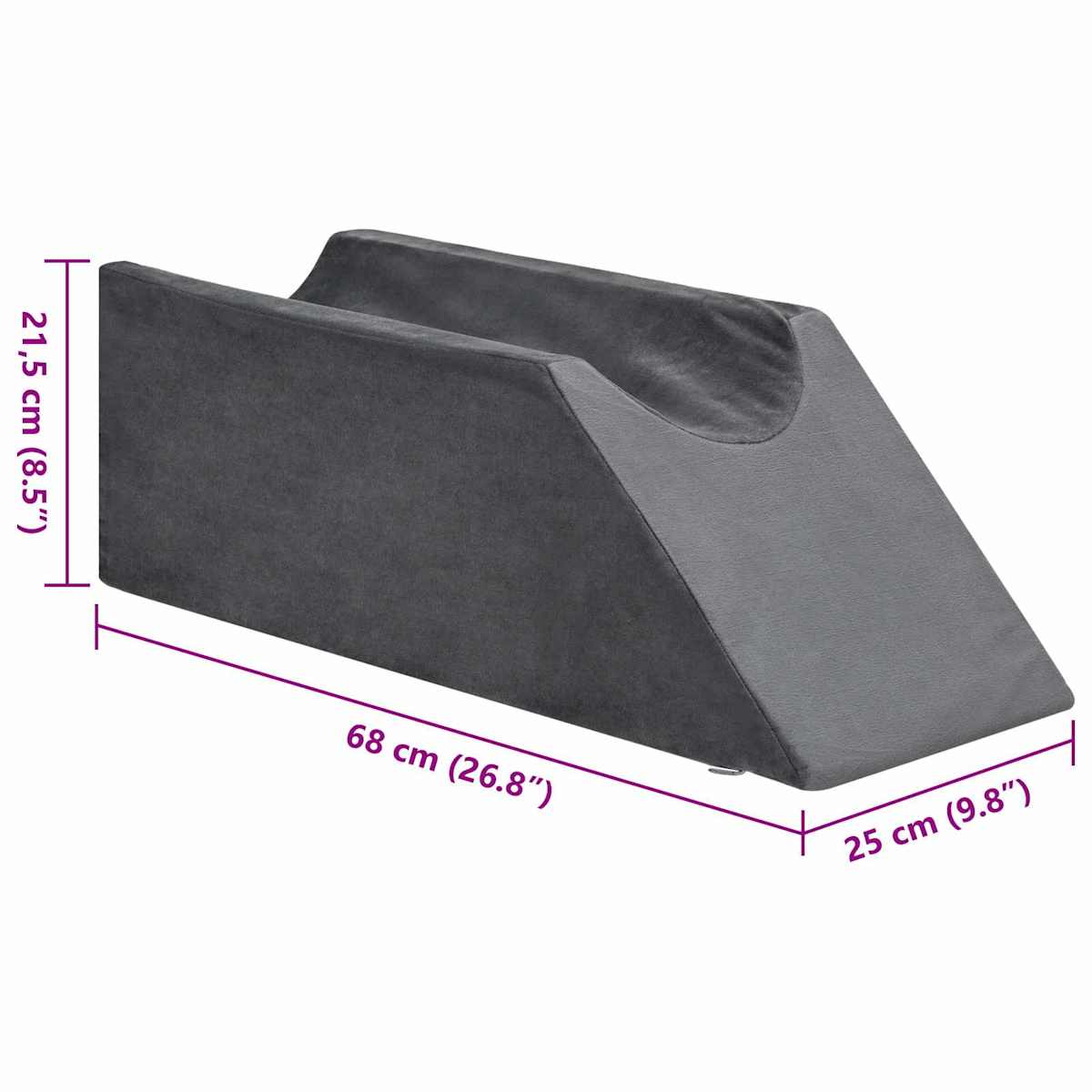 Benpude 68 x 25 x 21,5 cm Fast PU Skum - Billede 9