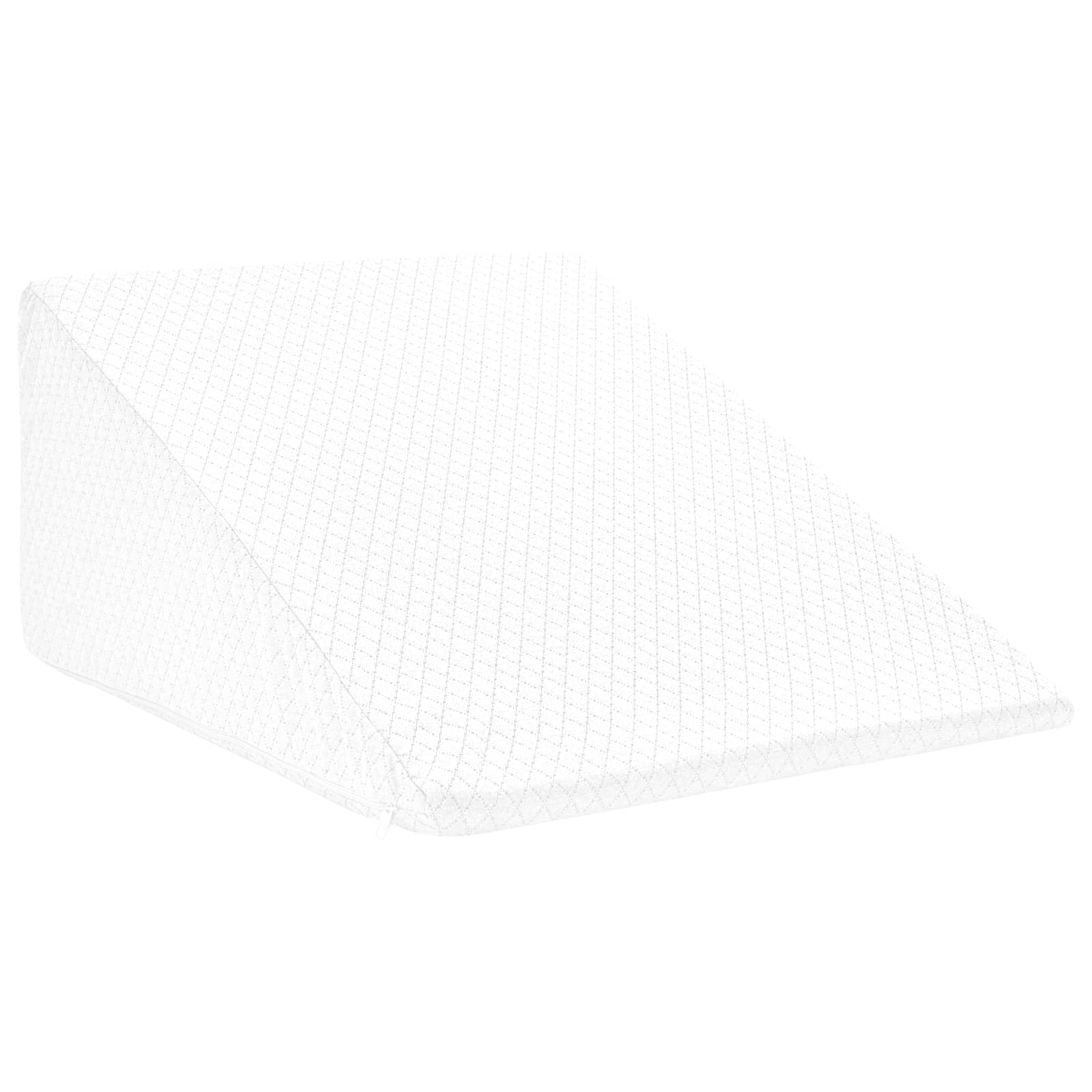 Thumbnail - vidaXL Beinkissen Uni Weiß 60 x 50 x 30 cm