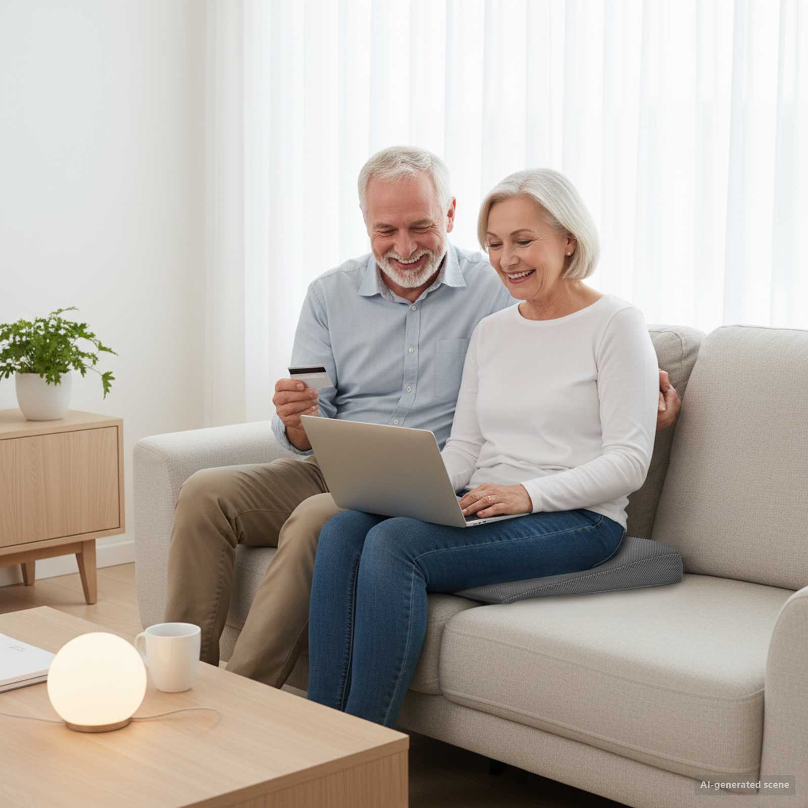 vidaXL Sitzkissen Grau 39 x 38 x 8,5 cm