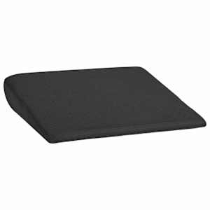 Polštář na sedák Černá 39 x 38 x 8,5 cm PU pěna - obrázek 2