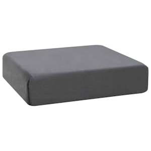 Polštář na sedák Šedá 40 x 40 x 10 cm PU pěna - obrázek 2
