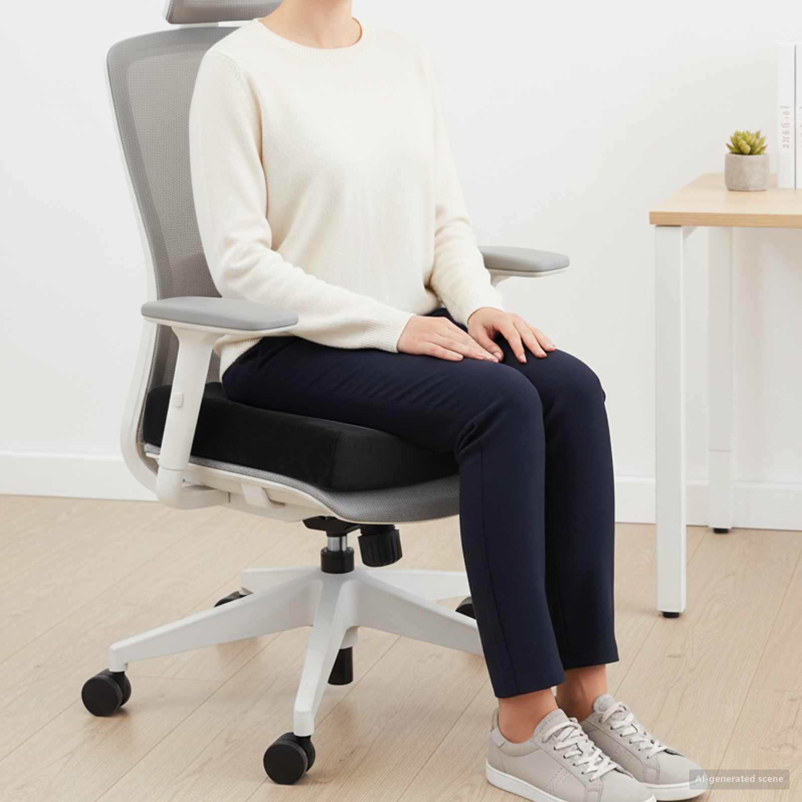 vidaXL Zitkussen Zwart