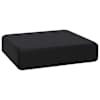 vidaXL Istmepadi 40 x 40 x 11 cm PU Vaht Must