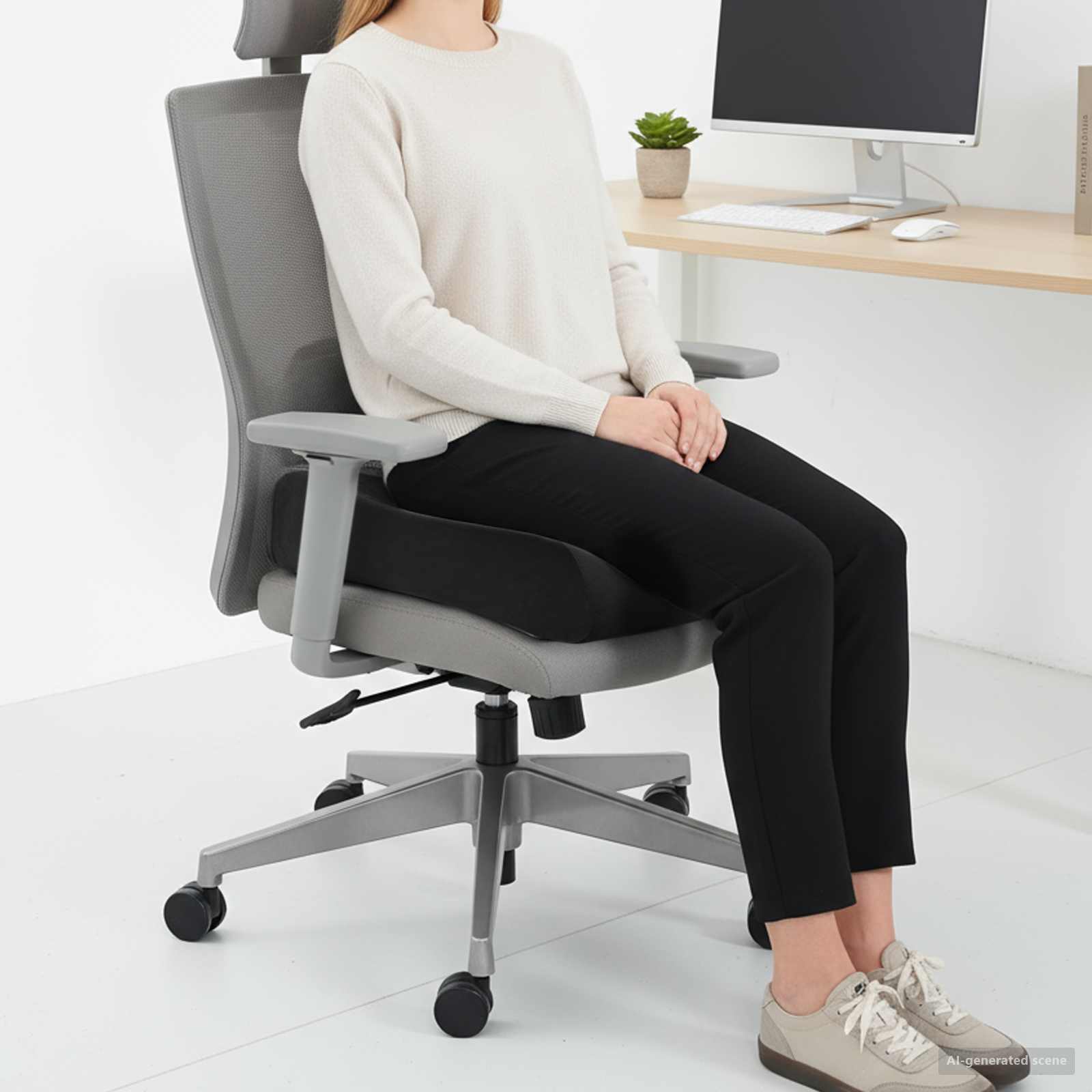 vidaXL Zitkussen Effen Zwart