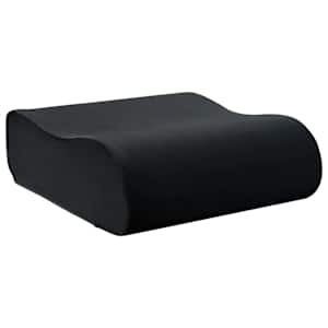 vidaXL Istmepadi &Uuml;ksv&auml;rviline Must 40 x 40 x 13 cm PU Vaht