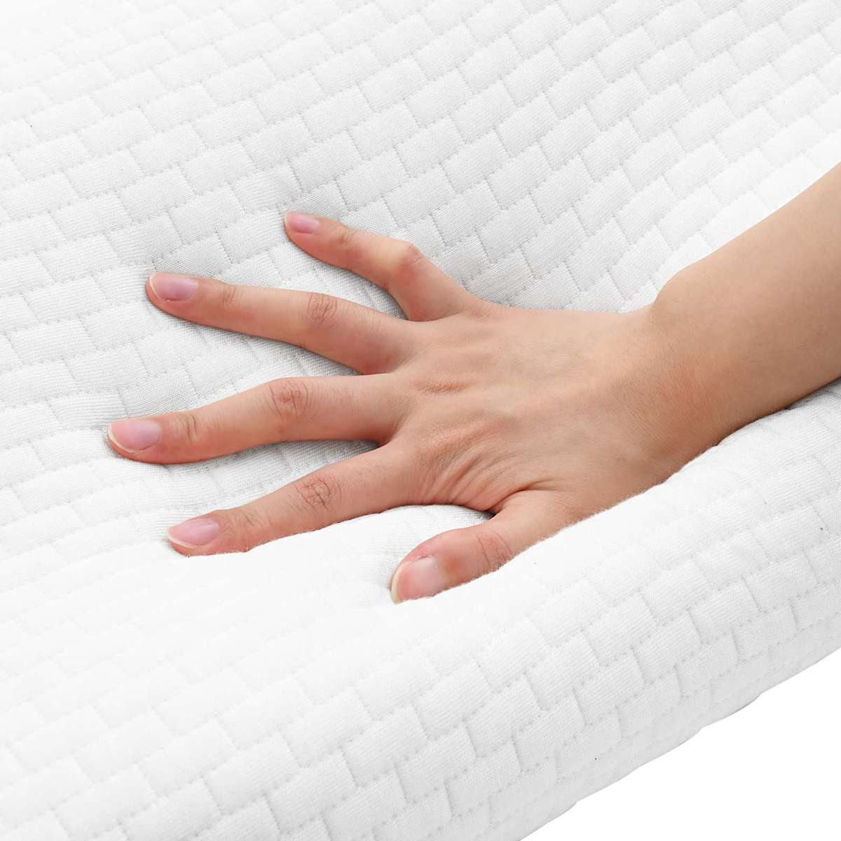 Sovepude,5 cm Medium Memory Skum Hvid - Billede 8
