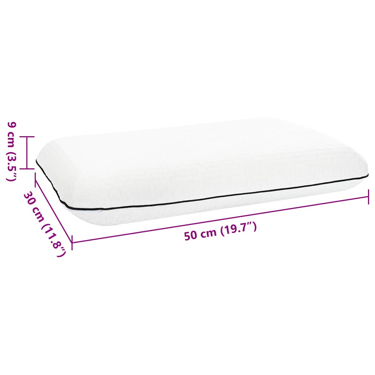 Sovepude Medium Gel Skum Hvid - Billede 10