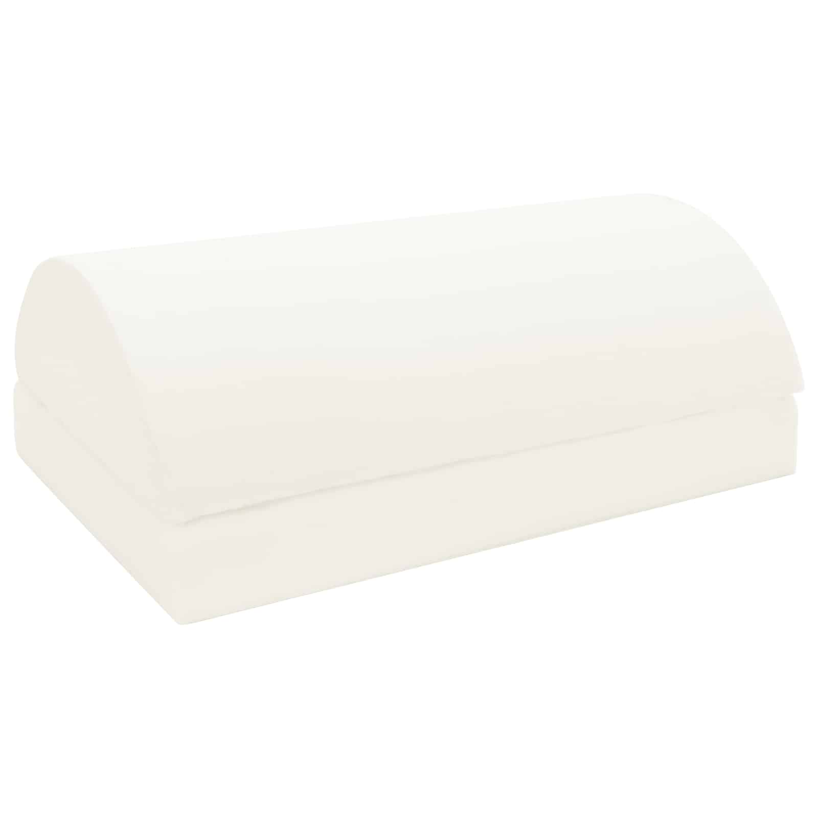 vidaXL Voetensteun Kussen Effen Grijs