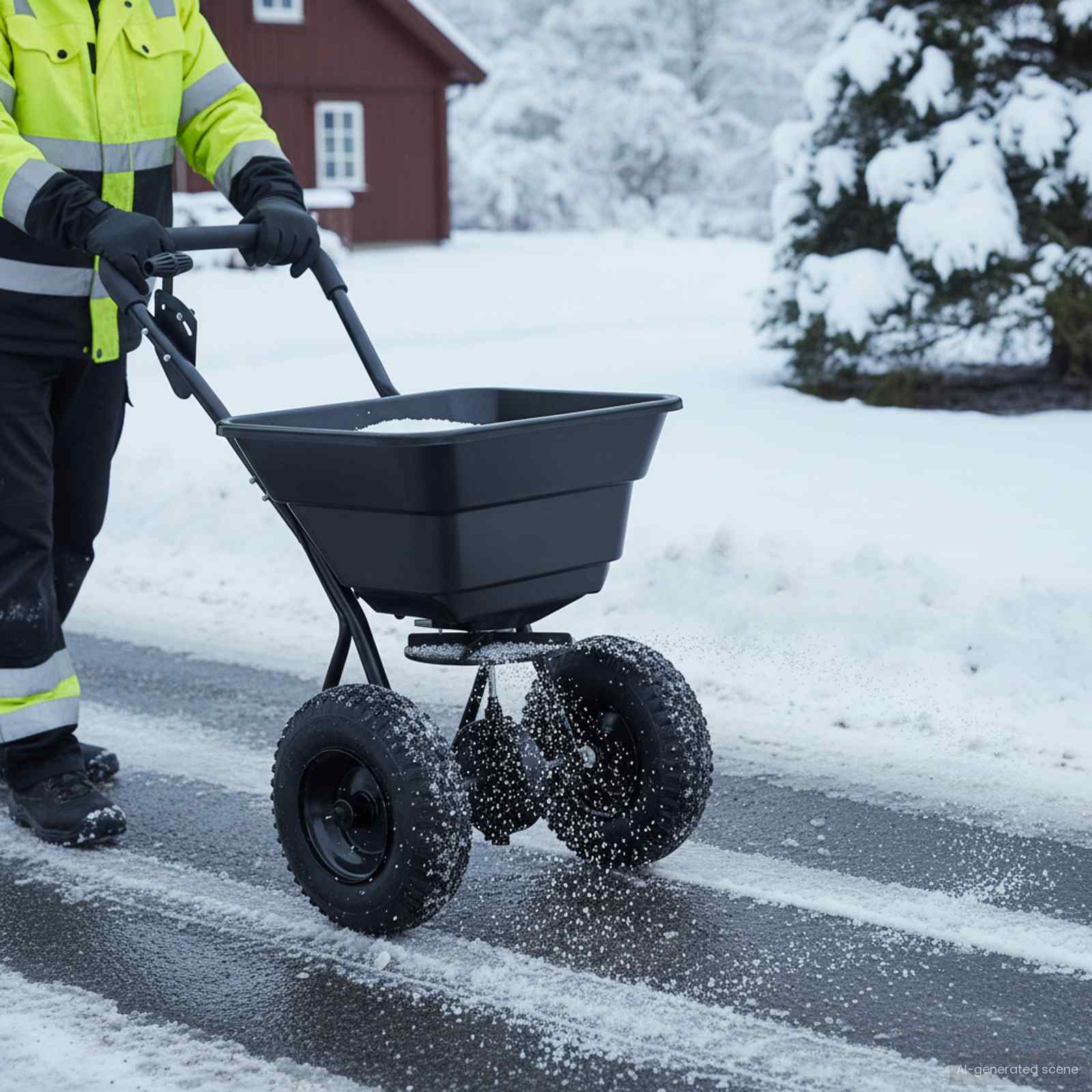 vidaXL Verspreider Zwart 80,5 x 53 x 78,5 cm PVC en staal