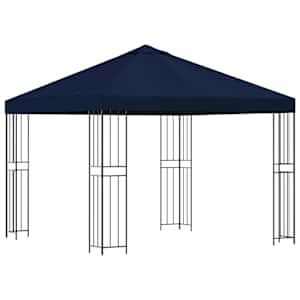 vidaXL Paviljon 3 x 3 m Sinine Pol&uuml;ester ja teras 190 gsm