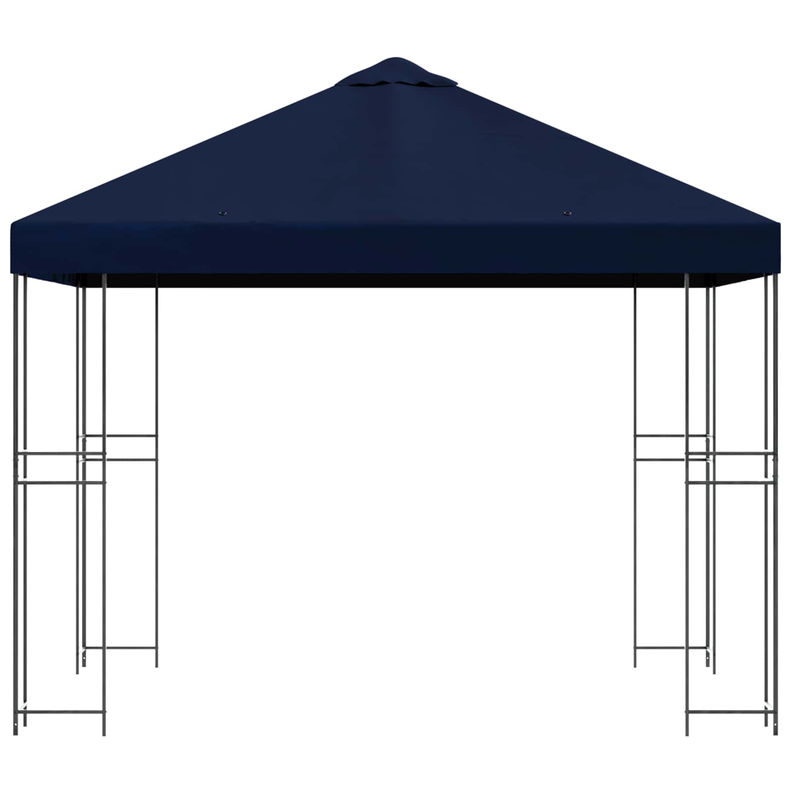 Prieel 3 x 3 m Blauw Polyester en staal 190 gsm image 3