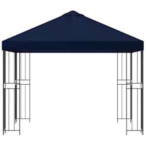 Altán 3 x 3 m Modrá Polyester a ocel 190 gsm - obrázek 3