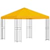 vidaXL Paviljon 3 x 3 m Kollane Pol&uuml;ester ja teras 190 gsm