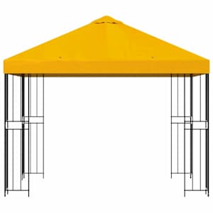 Altán 3 x 3 m Žlutá Polyester a ocel 190 gsm - obrázek 3