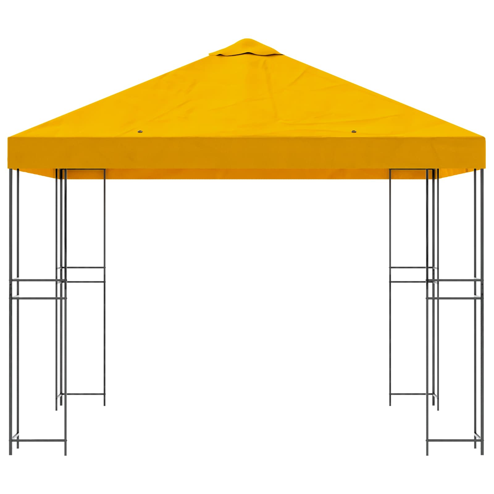 Prieel 3 x 3 m Geel Polyester en staal 190 gsm image 4