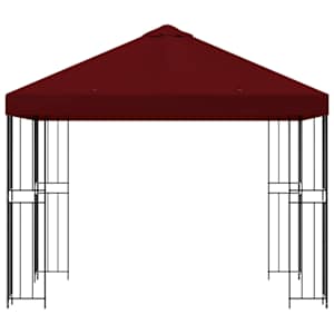 Altán 3 x 3 m Vínová Polyester a ocel 190 gsm - obrázek 3