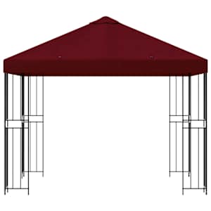 Altán 3 x 3 m Vínová Polyester a ocel 190 gsm - obrázek 4