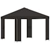 vidaXL Paviljon 3 x 3 m Antratsiit Pol&uuml;ester ja teras 190 gsm