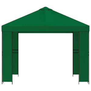 Altán 3 x 3 m Zelená Polyester a ocel 190 gsm - obrázek 3