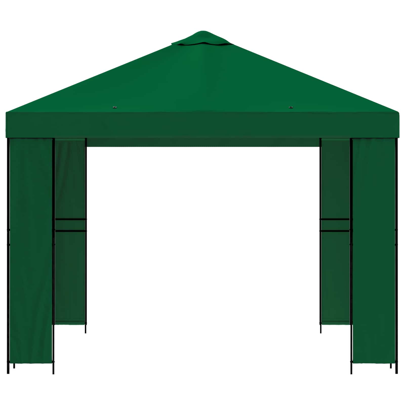 Prieel 3 x 3 m Groen Polyester en staal 190 image 4