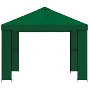 Altán 3 x 3 m Zelená Polyester a ocel 190 gsm - obrázek 4