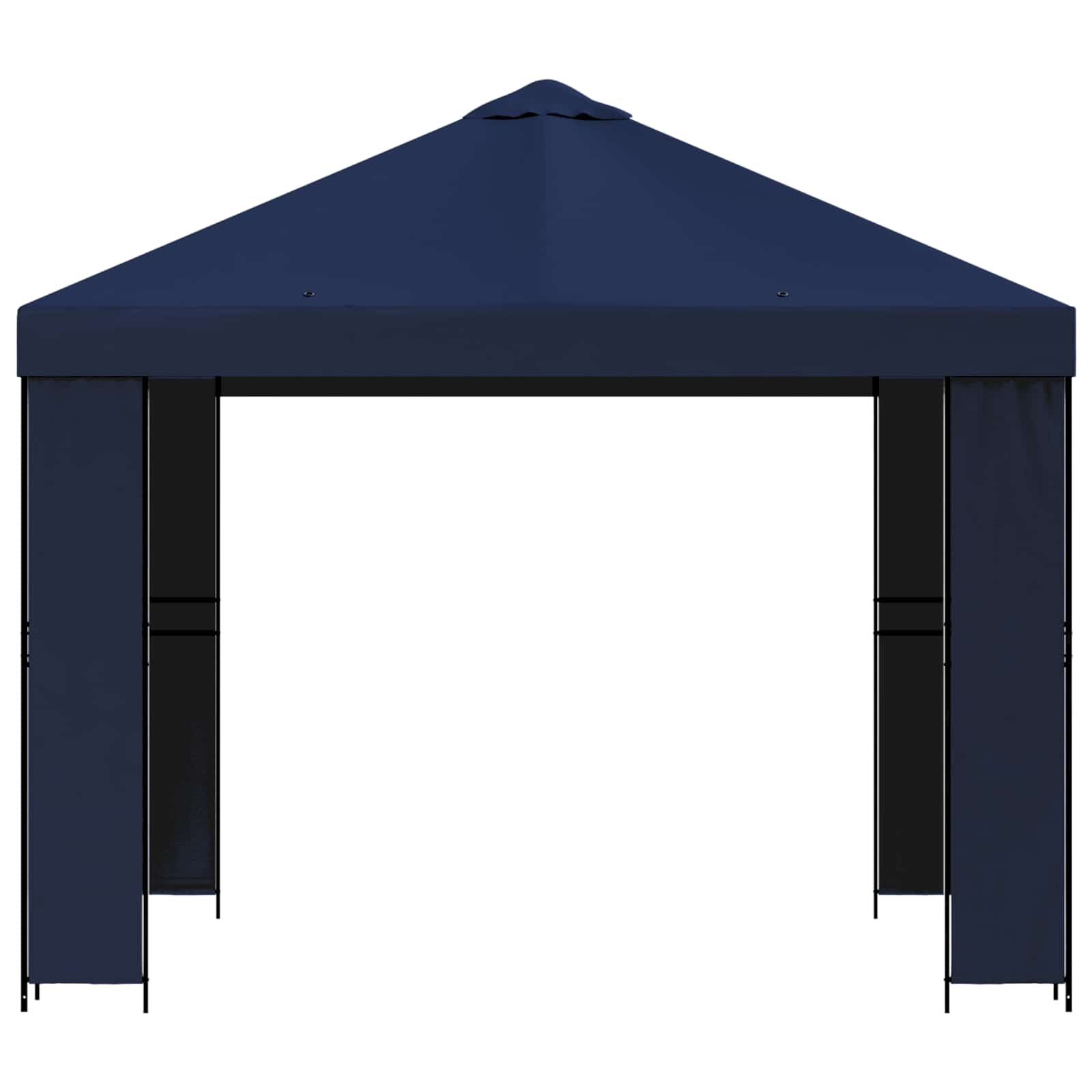 Prieel 3 x 3 m Blauw Polyester en staal 190 image 3