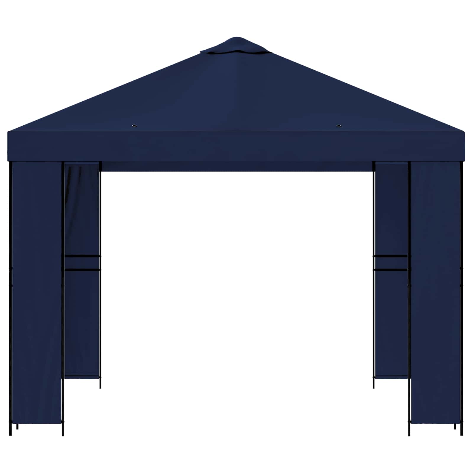 Prieel 3 x 3 m Blauw Polyester en staal 190 image 4