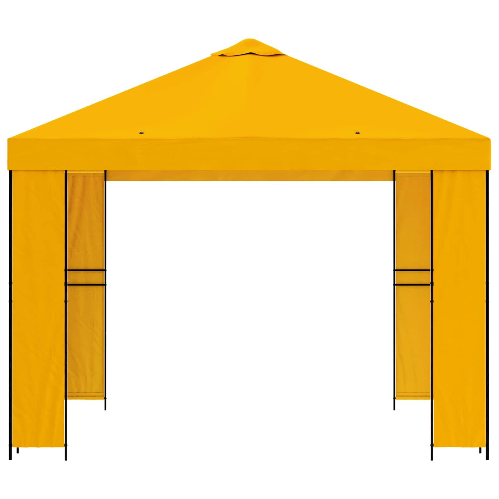 Prieel 3 x 3 m Geel Polyester en staal 190 image 4