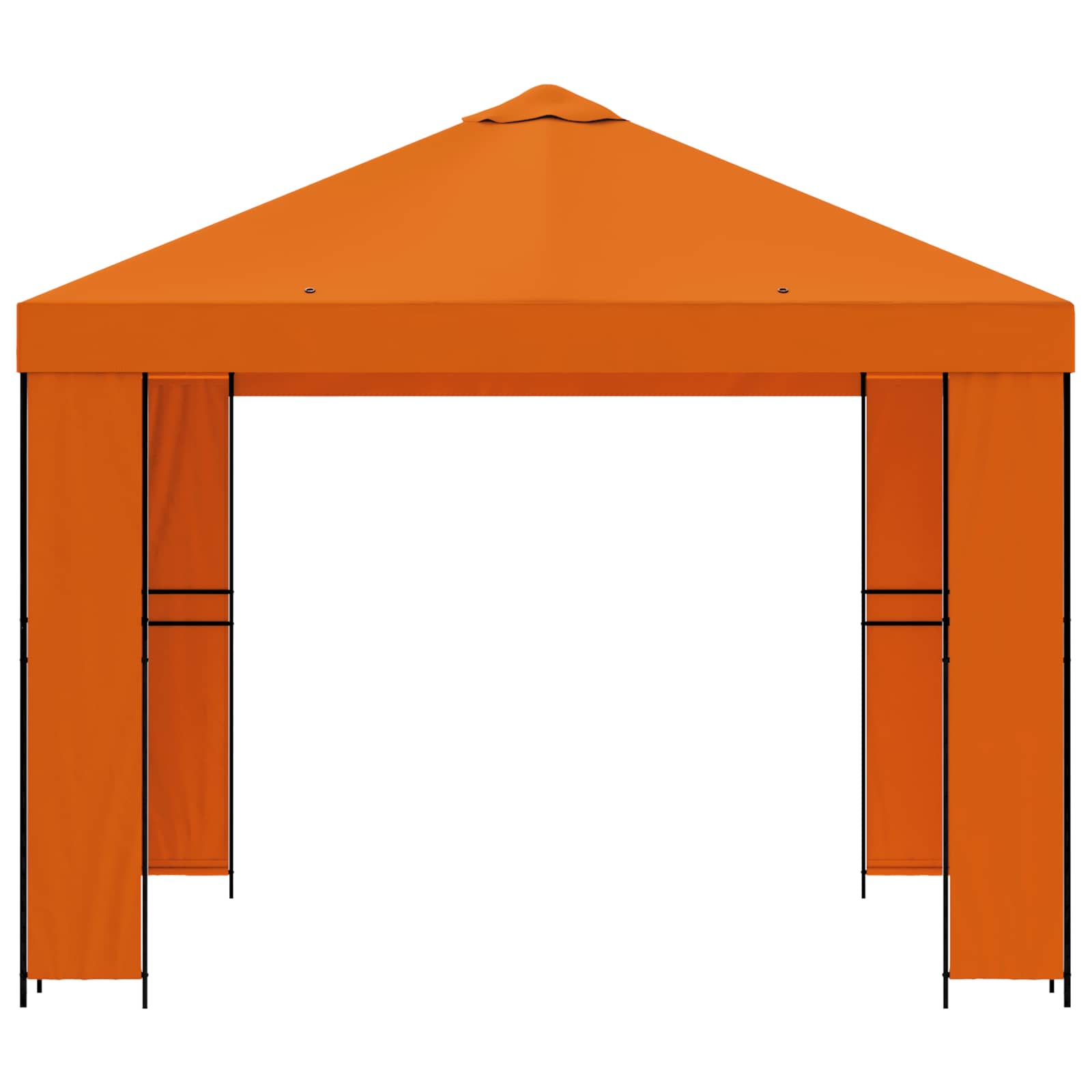 Prieel 3 x 3 m Oranje Polyester en staal 190 image 4