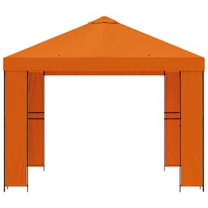 Altán 3 x 3 m Oranžová Polyester a ocel 190 gsm - obrázek 4