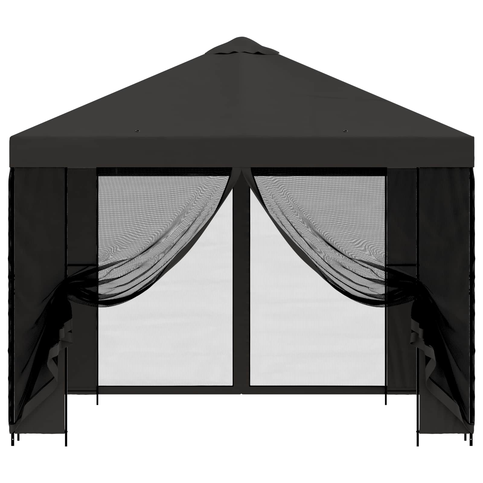 Tuin Gazebo met Zijwanden 3 x 3 m Antracietkleurig image 5