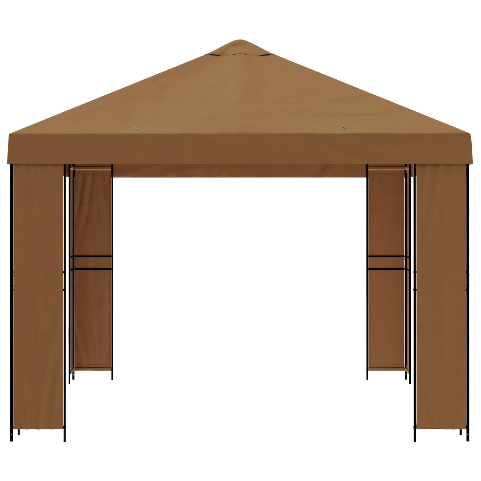Prieel 4 × 3 m Beige Polyester en staal 190 image 4